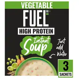 Morrisons Fuel10K Instant Soup Vegetable 3x65g offer
