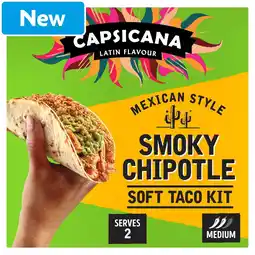 Morrisons Capsicana Mexican Smoky Chipotle Soft Taco Meal Kit 273g offer