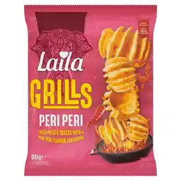 Morrisons Laila Grills Peri Peri Fried Potato Snacks 80g offer
