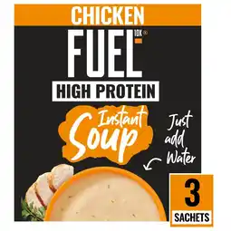 Morrisons Fuel10K Instant Soup Chicken 3x73g offer
