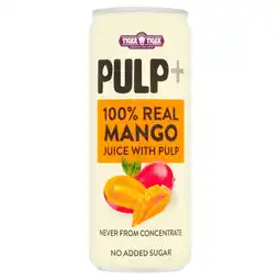 Morrisons Tiger Tiger Pulp 100% Real Mango Juice With Pulp 320ml offer