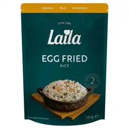 Tesco Laila Egg Fried Microwave Rice 250g offer