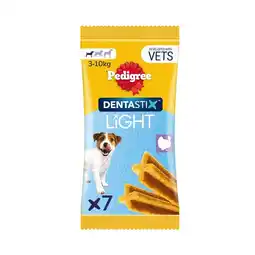 Tesco PEDIGREE DentaStix Light Daily Dental Chews Small Dog 7 Sticks 58g offer
