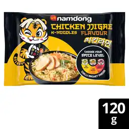 Tesco Namdong Chicken Jjigae Instant Noodles 120g offer