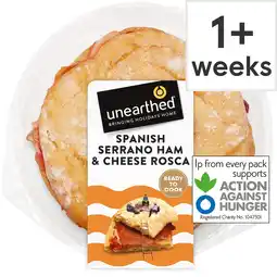 Tesco Unearthed Spanish Serrano Ham & Cheese Rosca 420g offer