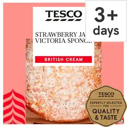 Tesco Tesco Strawberry Jam Victoria Sponge Cake 360g offer