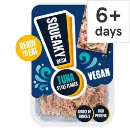 Tesco Squeaky Bean Tuna Style Flakes 120g offer