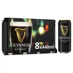 Tesco Guinness Draught Stout Beer Can 4.1% Vol 8x440ml offer