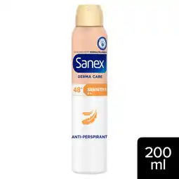 Tesco Sanex Derma Care Sensitive 48h Antiperspirant Spray Deodorant 200ml offer
