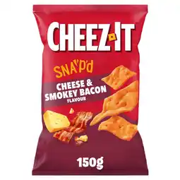 Tesco Cheez-It Cheese & Smokey Bacon Flavour 150g offer