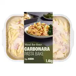 Asda ASDA Meal for Four Carbonara Pasta Bake 1.4kg offer