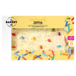 Asda The BAKERY at ASDA Vanilla Party Cake offer
