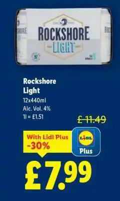 Lidl Rockshore Light offer