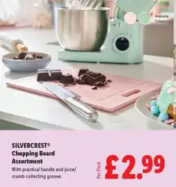 Lidl SILVERCREST Chopping Board Assortment offer