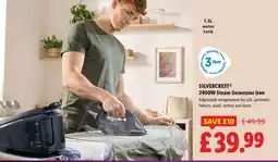 Lidl SILVERCREST 2400W Steam Generator Iron offer