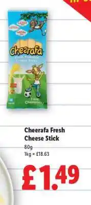 Lidl Cheerafa Fresh Cheese Stick offer