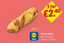 Lidl Cheese Twist offer