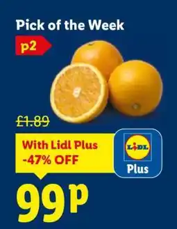 Lidl Oranges offer