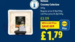 Lidl DELUXE Creamy Coleslaw offer