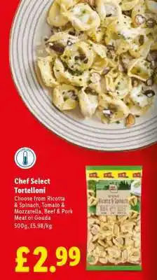 Lidl Chef Select Tortelloni offer