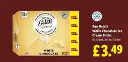 Lidl BON GELATI White Chocolate Ice Cream Sticks offer
