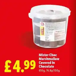 Lidl Mister Choc Marshmallow Covered in Chocolate offer