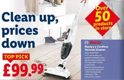 Lidl Bosch Readyy'y Cordless Vacuum Cleaner offer