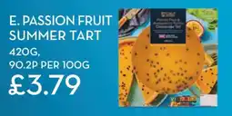 Aldi E. Passion Fruit Summer Tart offer