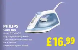 Lidl Philips Steam Iron offer