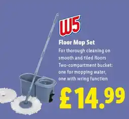 Lidl W5 Floor Mop Set offer