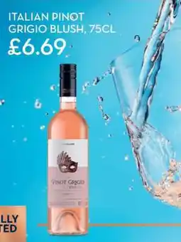 Aldi Italian Pinot Grigio Blush, 75cl offer