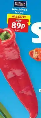 Aldi Sweet Pointed Peppers offer