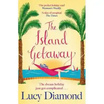 Asda Paperback The Island Getaway by Lucy Diamond offer