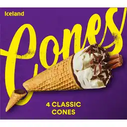 Iceland Iceland 4 Classic Cones 292g offer