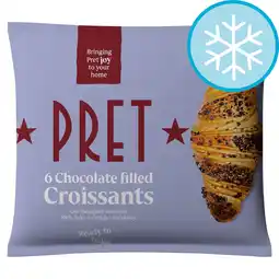 Tesco Pret A Manger 6 Chocolate Filled Croissants 420G offer