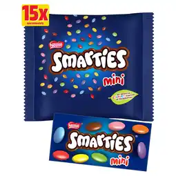 Tesco Smarties Mini Cartons Chocolate 15 Pack Multipack 216g offer