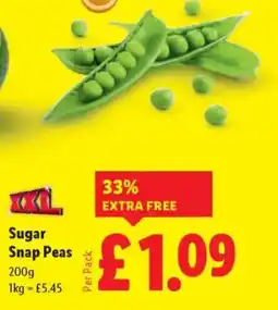 Lidl Snap Peas offer