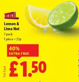 Lidl Lemon & Lime Net offer