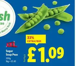 Lidl Sugar Snap Peas offer
