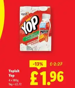 Lidl Yoplait Yop offer