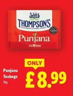 Lidl Punjana Teabags offer