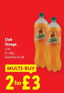 Lidl Club Orange offer