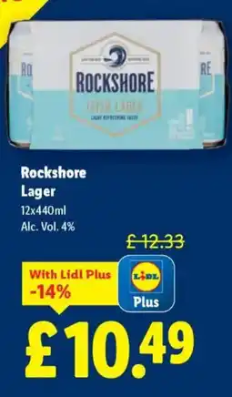 Lidl Rockshore Lager offer