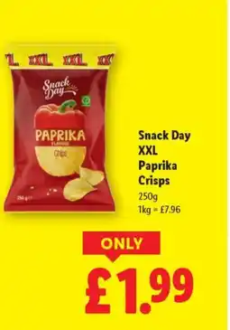 Lidl Snack Day XXL Paprika Crisps offer