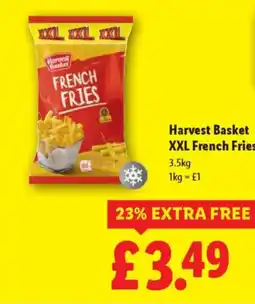 Lidl Harves Basket XXL French Fries offer