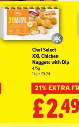 Lidl Chef Select XXL Chicken Nuggets with Dip offer