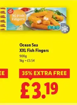 Lidl Ocean Sea XXL Fish Fingers offer
