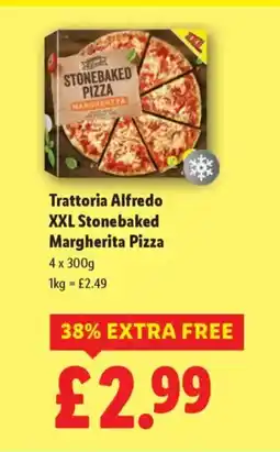 Lidl Trattoria Alfredo XXL Stonebaked Margherita Pizza offer