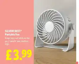 Lidl SILVERCREST® Portable Fan offer