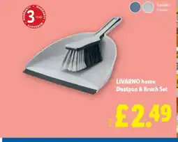 Lidl LIVARNO HOME Dustpan & Brush Set offer